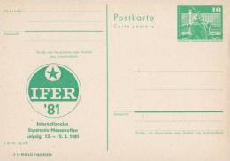 D.D.R.  1981  ESPERANTO  POSTCARD  MNH - Esperanto