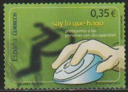 España 2011 Edifil 4640 Sello º Valores Cívicos Proteccion Personas Discapacitadas Michel 4591 Yvert 4295 Spain Stamps - Used Stamps