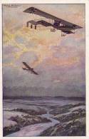 Cartolina Militare Aerei Aeronautica - Deutfcher Luftflotten=Berein BERLIN Ill.Hans Rudolf Schulze - 1914-1918: 1. Weltkrieg