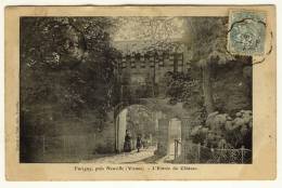 NEUVILLE EN POITOU  -  FURIGNY , L'entrée Du Château  -  Ed. Trouvé Et Vitel,  N° -- - Neuville En Poitou
