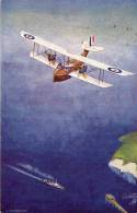 Cartolina Militare Aerei Aviazione - "In The Air" Raphael Tuck & Sons OLLETTE Ill.Ciarkson Primi'900 - 1914-1918: 1st War