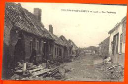 VILLERS BRETONNEUX En 1918 - Rue Faidherbe  ( Excellent Etat L65 ) - Villers Bretonneux