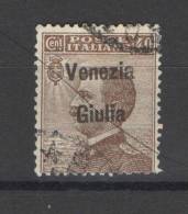 VENEZIA GIULIA 1918-19 SOPRASTAMPATI "VENEZIA GIULIA"  40 C. USATA - Venezia Giulia