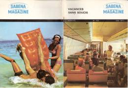 Aviation-Avion-Aéronautique-SABENA Magazine:Numéro Spécial SABENA-Vacances Sans Soucis-Mai 1971-N°106 - Luchtvaart