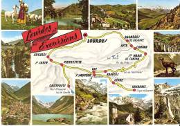 LOURDES 65 - Et Ses Excursions - Multivues - 403 - W-1 - Lannemezan