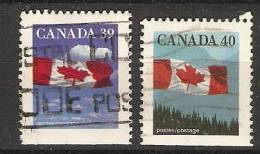 Canada  1989-90  Canadian Flag  (o) - Single Stamps
