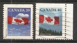 Canada  1989-90  Canadian Flag  (o) - Single Stamps