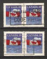 Canada  1989  Canadian Flag  (o) - Single Stamps