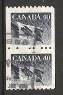 Canada  1990  Canadian Flag  (o) - Coil Stamps