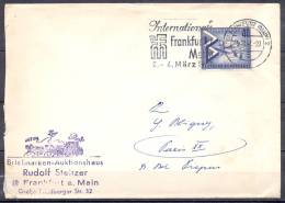 SEUL Sur Lettre  Timbre BERLIN Exp Int De La Construction  Cachet FRANKFURT  Le 5 10 1957  Entete PUB - Lettres & Documents