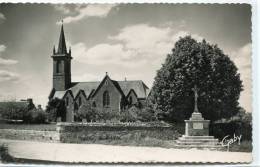 CPSM 56 CRUGUEL L EGLISE ET LE CALVAIRE 1955 - Autres & Non Classés