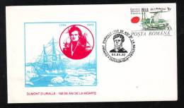 DUMONT D'URVILLE SPECIAL COVER VERY RARE CACHET 1992 ANTARTICA - 1992 – Sevilla (Spanien)