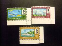 BRITISH VIRGIN ISLANDS    ILES    VIERGES  1967  TELECOMUNICACIONES   Yvert Nº 181  / 183 MNH - Britse Maagdeneilanden