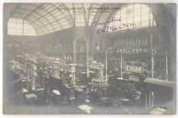CARTE PHOTO 8E SALON DE L'AUTOMOBILE 1905 - LA NEF DU GRAND PALAIS - Altri & Non Classificati