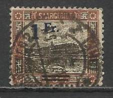 SARRE , SAARGEBIET , Surchargé " 1 Fr. " Sur 3 M , Faïencerie De Mettlach , 1921 , N° YT 79 - Used Stamps