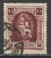 SARRE , SAARGEBIET , 45 C , Piétà De La Chapelle De Blieskastel , 1925 , N° YT 101 - Used Stamps