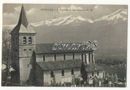 BIVIERS - L'EGLISE ET LES ALPES - Voreppe