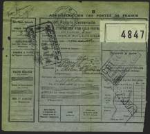 Bulletin D´un Colis Postal De 8 Mai 1926 De 5 Kilos, Sur Le Verso  Instructions A Donner Par L´Epediteur Voit Scans, - Paketmarken