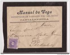 ESCA246-LC115TEUESTANSC.Exportador De Garbanzos.CARTA DE  PIEDRAHITA (Avila) A AVILA..Manuel De Vega.1906.(Ed 246). - Autres & Non Classés