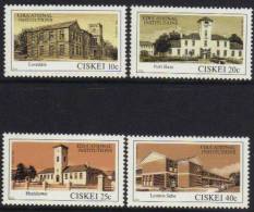 SOUTH AFRICA CISKEI 1983 Educational Institutions University Achitecture Buildings Places Stamps MNH SG# 43-46 - Neufs