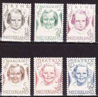 1946 Prinsessenzegels Postfrisse Serie NVPH 454 / 459 - Unused Stamps