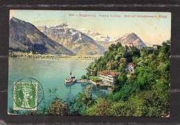 37189    Svizzera,  Ringgenberg -  Pension  Seeburg -  Blick Auf  Schwalmeren U.  Sulegg,  VG  1911 - Ringgenberg