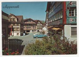 CP APPENZELL, RESTAURANT, AUTOS VOITURES ANCIENNES, CANTON DE APPENZELL RHODES INTERIEURES, SUISSE, SCHWEIZ - Appenzell