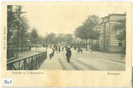 GRONINGEN * ANSICHTKAART * CPA * (1804) GEZICHT OP 't HEEREPLEIN - Groningen