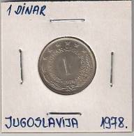 C1 Yugoslavia  1 Dinar 1978. UNC/AUNC - Yugoslavia