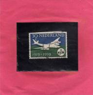 NETHERLANDS - PAESI BASSI - HOLLAND - NEDERLAND - OLANDA 1959 KLM FLAG AIRLINES LINEE AEREE DI BANDIERA AVION USED - Gebraucht