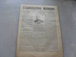 L´Agriculture  Moderne  N ° 86 22  Aout 1897 - Magazines - Before 1900