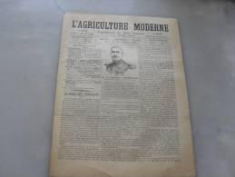 L´Agriculture  Moderne  N ° 86 22  Aout 1897 - Revues Anciennes - Avant 1900