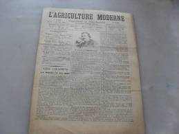 L´Agriculture  Moderne  N ° 87  29  Aout 1897 - Revues Anciennes - Avant 1900