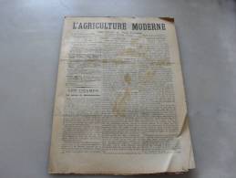 L´Agriculture  Moderne  N ° 50  13 Decembre 1896 - Revues Anciennes - Avant 1900
