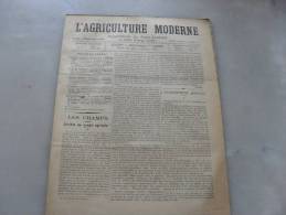 L´Agriculture  Moderne  N ° 48  29 Novembre  1896 - Revues Anciennes - Avant 1900