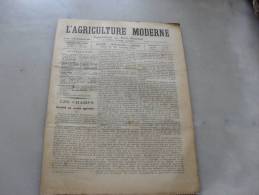 L´Agriculture  Moderne  N ° 47  22  Novembre  1896 - Revues Anciennes - Avant 1900