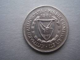 CYPRUS  1981  50 Mills Copper-nickel  COIN USED In  EXCELLENT CONDITION. - Cyprus