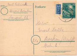 ALLEMAGNE ENTIER POSTAL 1949 - Cartes Postales - Oblitérées