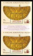 HUNGARY - 2000. S/S PAIR - Hunphilex 2000 Stamp Exhibition / Coronation Robe  MNH!! Mi Bl.257 I. - Nuevos