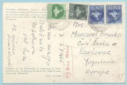 INDIA-CALCUTTA-postage-air Mail-1966-used - Used Stamps