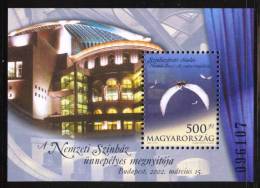 HUNGARY - 2002. S/S - Opening Of National Theater  MNH!! Mi Bl.270. - Ungebraucht