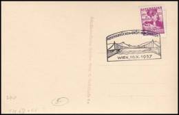 Austria 1937, Card, Special Postmark - Lettres & Documents