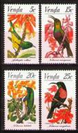 South Africa SA Venda 1981 Birds Bird Sunbirds Animals Nature Wildlife OISEAUX Stamps MNH Scott 40-43 Michel 38-41 - Collections, Lots & Séries