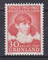 Greenland 1960 Mi. 45    30 (Ø) Knud Rasmussen Polar Explorer MH* - Nuevos