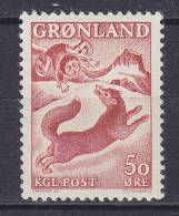 Greenland 1966 Mi. 66     50 Ø Grönländische Sagen (III) "Vom Jungen Und Dem Fuchs" MNH** - Unused Stamps