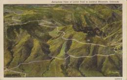 Aeroplane View Of Lariat Trail To Lookout Mountain Colorado Um 1930 - Denver