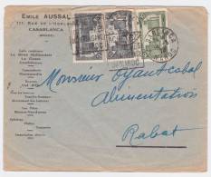 Lettre De Casablanca Maroc Daguin Achetez Les Timbres De Bienfaisance Du Maroc 1929 Emile Aussal - Sonstige & Ohne Zuordnung