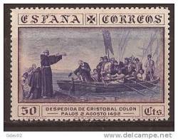 ES542-LA549TCCC.España.Spa In.Espagne.DESCUBRIMIENTO  DE AMERICA.Colon,barcos.1930 . (Ed 542*) Con Charnela.MAGNIFICO - Cristoforo Colombo