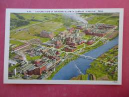 Tennessee >  Kingsport ---  Airplane View Eastman Corp. Linen--ref 873 - Andere & Zonder Classificatie