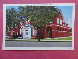 - Tennessee > Kingsport  --Post Office  Linen--ref 873 - Autres & Non Classés